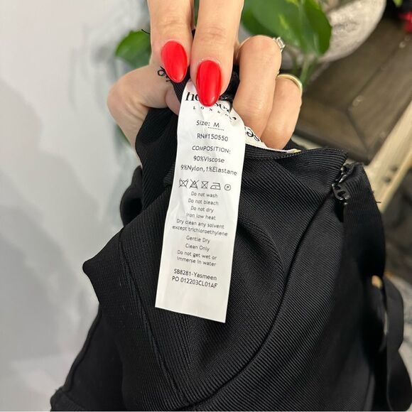 House Of CB Yasmeen Cutout Jumpsuit in Black - Picture 7 of 8